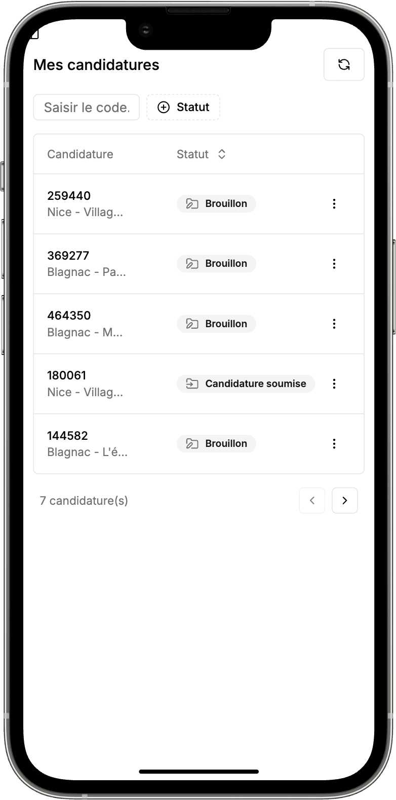 Soyez notifié des appels à candidatures de votre zone d'activité