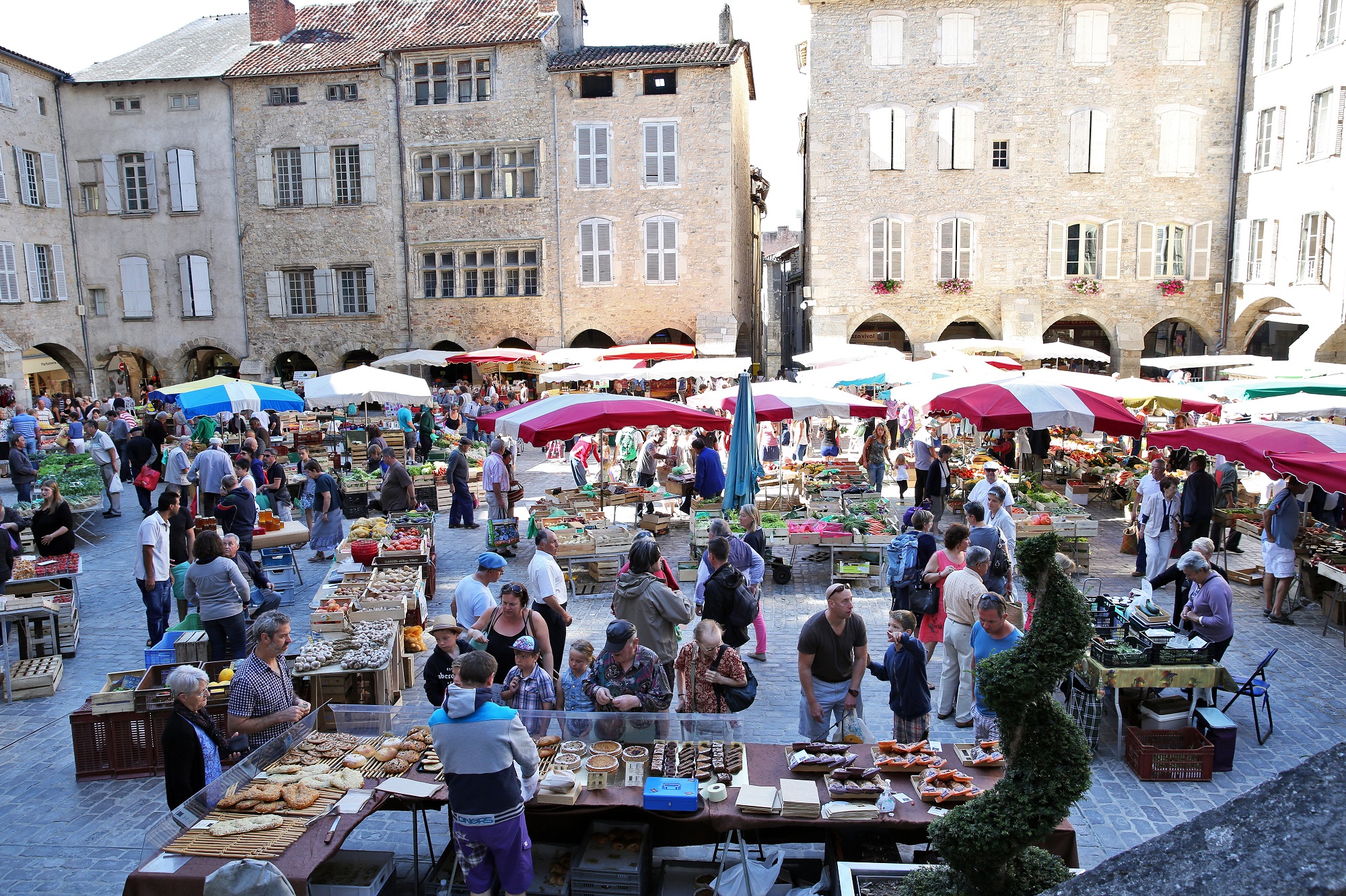 Photo du marché de Villefranche-de-rouergue